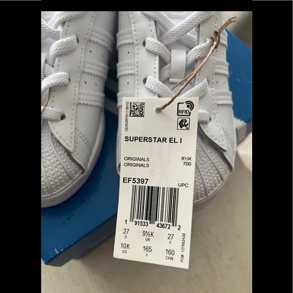 Adidas Superstar Slip Ons Size 10k - Picture 4 of 5